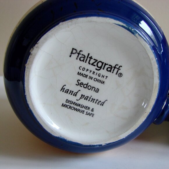 Pfaltzgraff Set of 2 Coffee Mugs Sedona Colourful Splatter Oversized Large - Picture 9 of 10